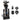 5 In 1 Electric Razor Shaver Rechargeable Cordless Head Beard Trimmer Shaver Kit IPX6 Waterproof Dry Wet Grooming Kit