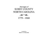 Marriages of Surry County, North Carolina 1779-1868