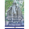 Memorial of the Descendants of the Hon. John Alden: A Family Genealogy