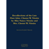The Recollections of the Late Fleet Adm. Chester W. Nimitz: 1885-1966