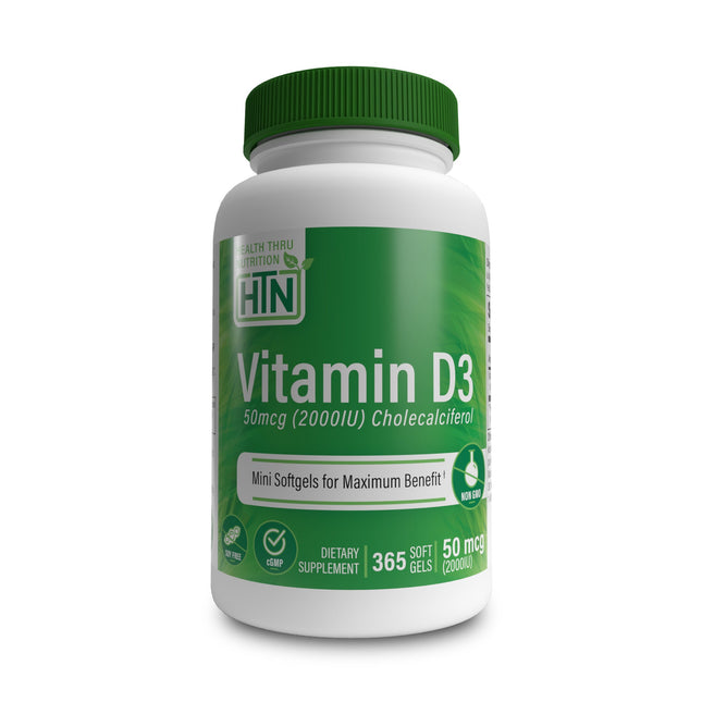 Vitamin D3 (as Cholecalciferol) in EVOO by Health Thru Nutrition