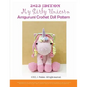 2023 My Girly Unicorn Amigurumi Crochet Doll Pattern