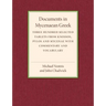 Documents in Mycenaean Greek