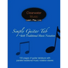 Simply Guitar Tab with Traditional Music Notation: 100 pages of guitar tablature with parallel traditional music notation staves