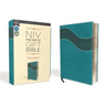 Niv, Premium Gift Bible, Leathersoft, Blue, Red Letter Edition, Comfort Print