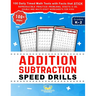 Addition Subtraction Speed Drills: 100 Daily Timed Math Tests with Facts that Stick, Reproducible Practice Problems, Digits 0-20, Double and Multi-Dig
