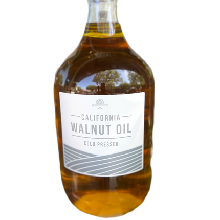 Pure Cold Pressed Walnut Oil - 1/2 Gallon Jug by freshvintagefarms