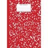 Marble Notebook A4: Red Marble College Ruled Journal