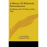 A History Of Rehoboth, Massachusetts: Its History For 275 Years, 1643-1918