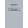 Confederate Records from the Jefferson County, Georgia, Court of Ordinary