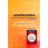anotherindex: index for Merriam-Webster's Collegiate Dictionary Eleventh Edition