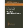 Quantum Solid-State Physics
