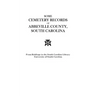 Some Cemetery Records of Abbeville County, South Carolina