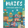 Mazes for Kids Ages 4-8: 150 Maze Puzzle Book for Kids Ages 4-6, 6-8 Easy to Hard Maze Activity Book for Kids
