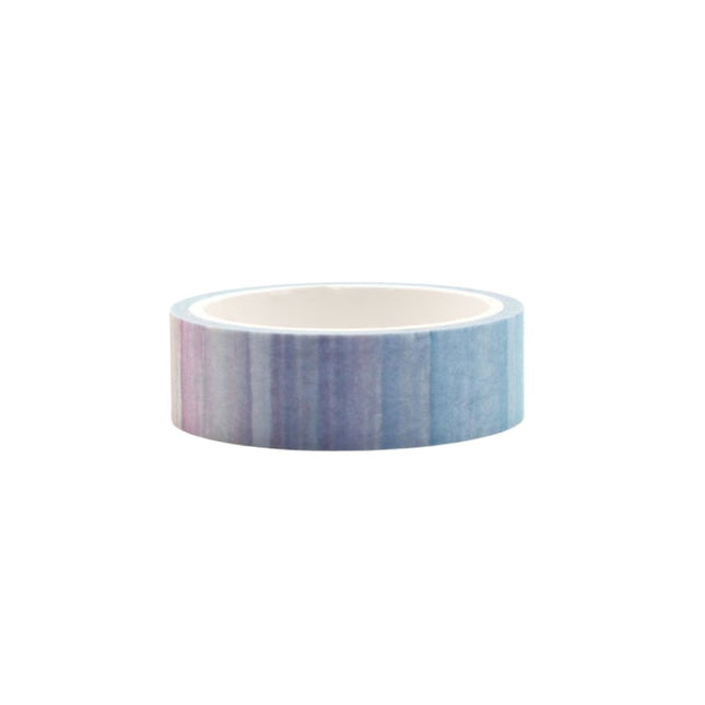 Watercolor Stripe Washi Tape | Gift Wrapping and Craft Tape by The Bullish Store