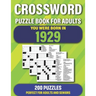Crossword: You Were Born In 1929: Crossword Puzzles For Adults Specially For Senior Parents And Grandparents Who Were Born In 1929 To Enjoy Holiday