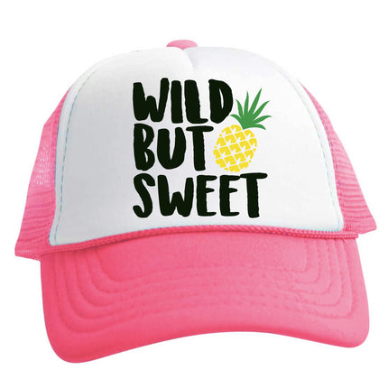 Wild But Sweet Trucker Hat (Light Pink) by Beau & Belle Littles