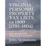VIRGINIA PERSONAL PROPERTY TAX LISTS, ca 1800 [1795-1804]: (Accomack and Albemarle Counties)