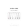 Payday Loans: Poems