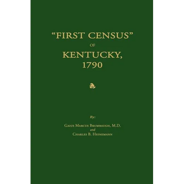"First Census" of Kentucky, 1790