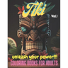 Tiki Vol1: Adult Coloring Book, Tiki culture, Polynesia