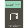 An Outline Of Business Management