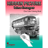 Hidden Picture Line Images: One Color Coloring Book