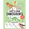 How to draw dinosaurs: 21 step-by-step drawings