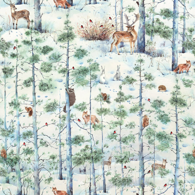 Winter Woodland Christmas Gift Wrap by Present Paper