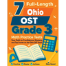 7 Full-Length Ohio OST Grade 3 Math Practice Tests: Your Path to Confidence, Mastery, and Top Scores on the Ohio OST Exam