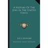 A History Of The Jews In The United States