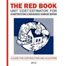The Red Book Unit Cost Estimator For Construction & Insurance Damage Repair