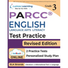 PARCC Test Prep: Grade 3 English Language Arts Literacy (ELA) Practice Workbook and Full-length Online Assessments: PARCC Study Guide