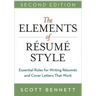 Elements of Resume Style Softcover