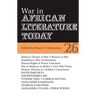 Alt 26 War in African Literature Today