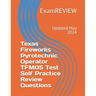 Texas Fireworks Pyrotechnic Operator TFM05 Test Self Practice Review Questions