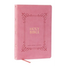 KJV Holy Bible: Large Print with 53,000 Center-Column Cross References, Pink Leathersoft, Red Letter, Comfort Print: King James Version