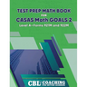 Test Prep Math Book for CASAS Math GOALS 2 Level A-Forms 921M and 922M