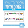 How to Draw Vintage Cars for Kids - Volume 1