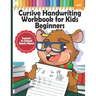 Cursive Handwriting Workbook for Kids Beginners: Learn Writing Letters in Cursive with Animals, Writing Practice, Words from A-Z, 2nd Grade, 3rd Grade