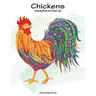 Chickens Coloring Book for Grown-Ups 1