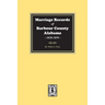 Marriage Records of Barbour County, Alabama, 1838-1859