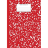 Marble Notebook A4: Red Marble College Ruled Journal