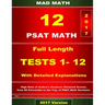 PSAT Math Tests 1-12