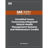 Unsettled Issues Concerning Integrated Vehicle Health Management Systems and Maintenance Credits