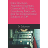 Data Structures Algorithms Essentials: Common BIG O Time Complexity Basics, with Real-life Implementation Solutions in C#