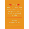 The Metalogicon of John of Salisbury: A Twelfth-Century Defense of the Verbal and Logical Arts of the Trivium