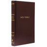 NKJV, Pew Bible, Hardcover, Burgundy, Red Letter Edition