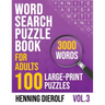 Word Search Book for Adults: 100 Large-Print English Puzzles