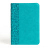 NASB Large Print Compact Reference Bible, Teal Leathertouch